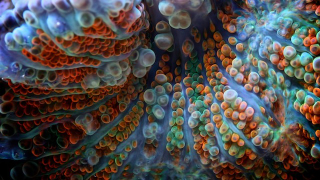 Macro photos of coral take us to underwater alien worlds